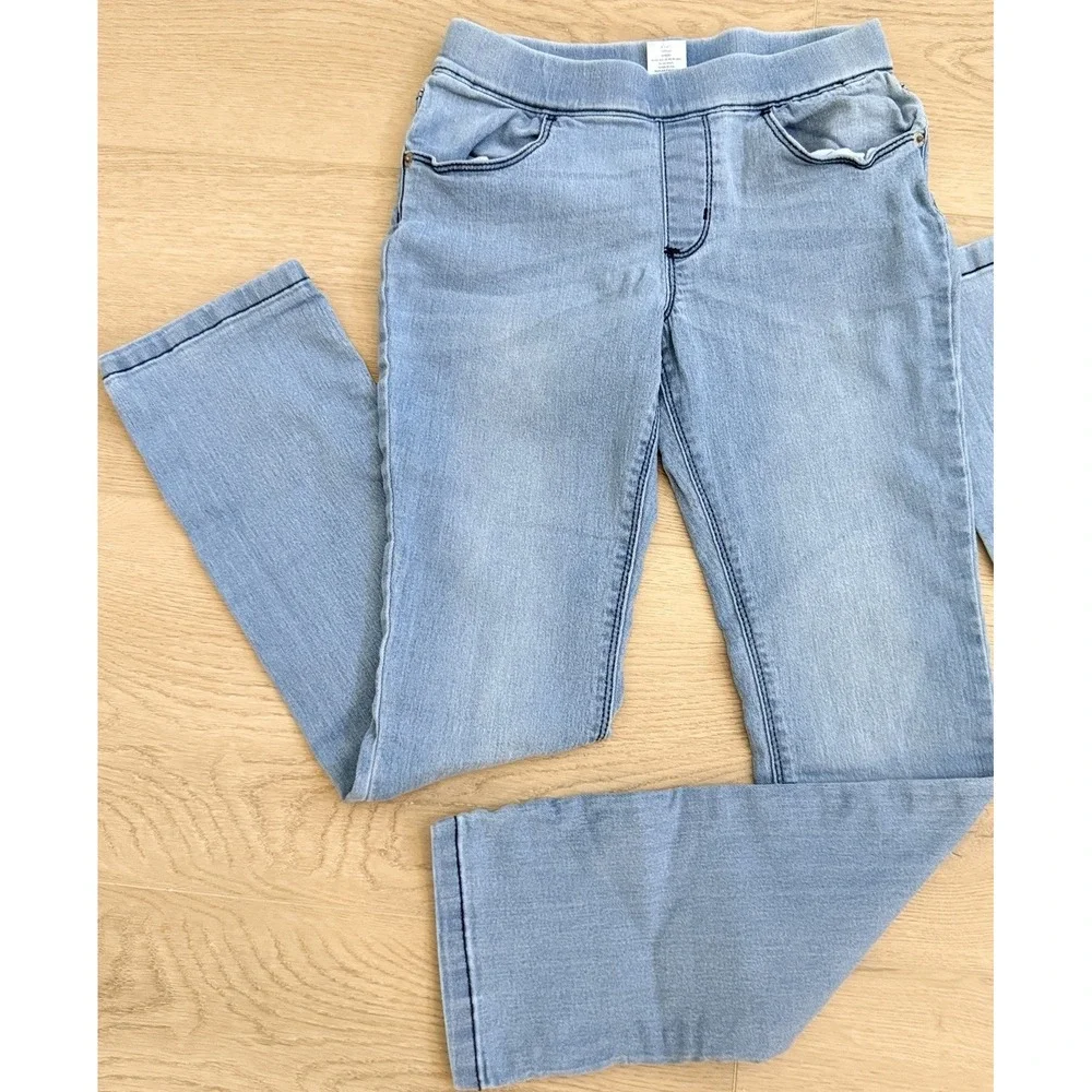 GYMBOREE Pull on Jeggings Girls Light Wash Denim Lot Of 2, Size 10